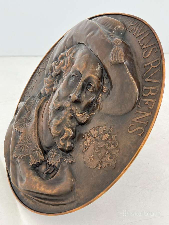 Varinis Peter P. Rubenson bareljefas - nuotraukos Nr. 5