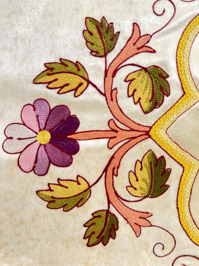 Religinių motyvų gobelenas su šilku - nuotraukos Nr. 10