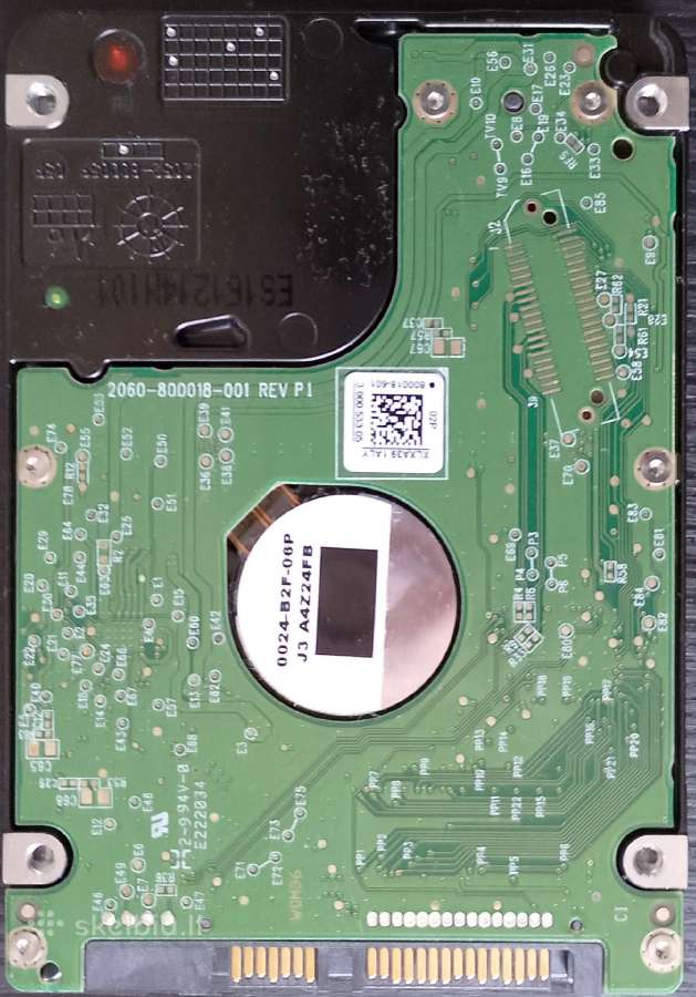 2,5" HDD Wd Black 500gb - nuotraukos Nr. 2