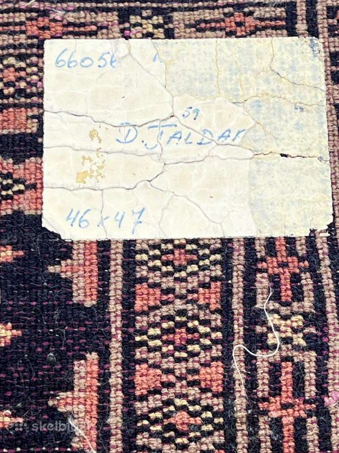 Persiškas, rankų darbo kilimėlis 57x47x0,3 - nuotraukos Nr. 8