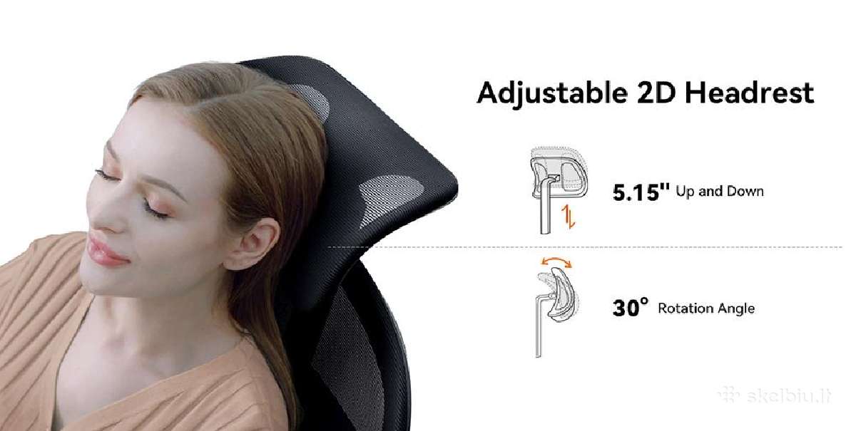 „Newtral Magic H003“ ergonomiška biuro kėdė . - nuotraukos Nr. 11