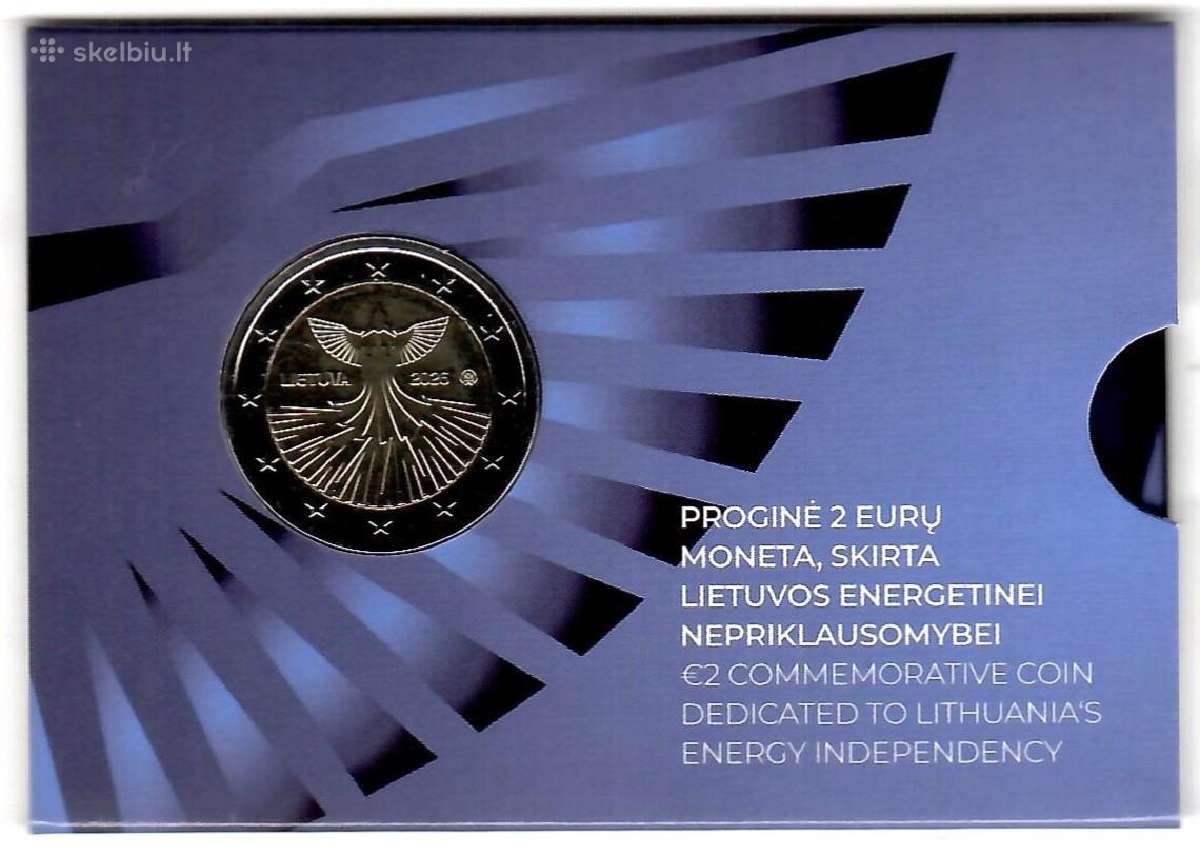 Lietuva 2 eur 2026 energetiniai nepriklausomybei