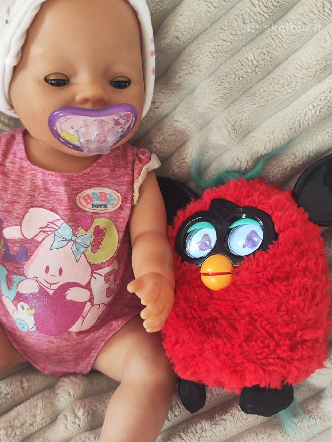 Furby ir baby born lėlė - nuotraukos Nr. 4