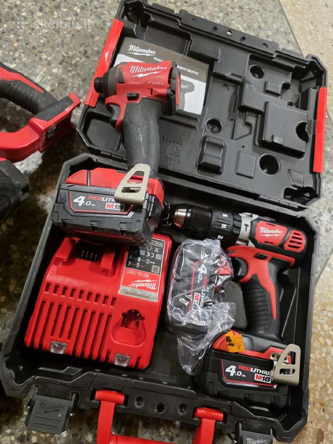 Milwaukee 6 irankiu komplektas - nuotraukos Nr. 4