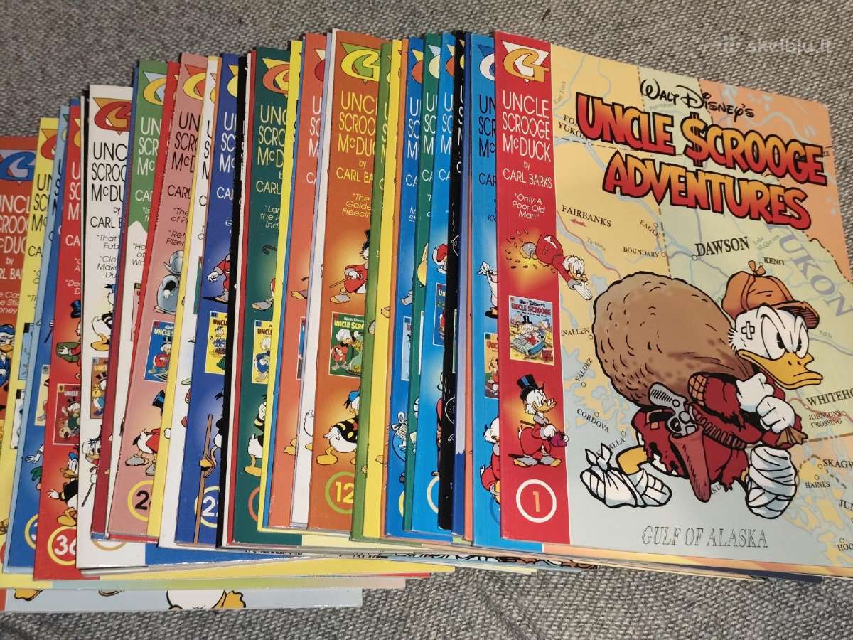 Uncle Scrooge Adventures Vol 1-40 in Color by Carl