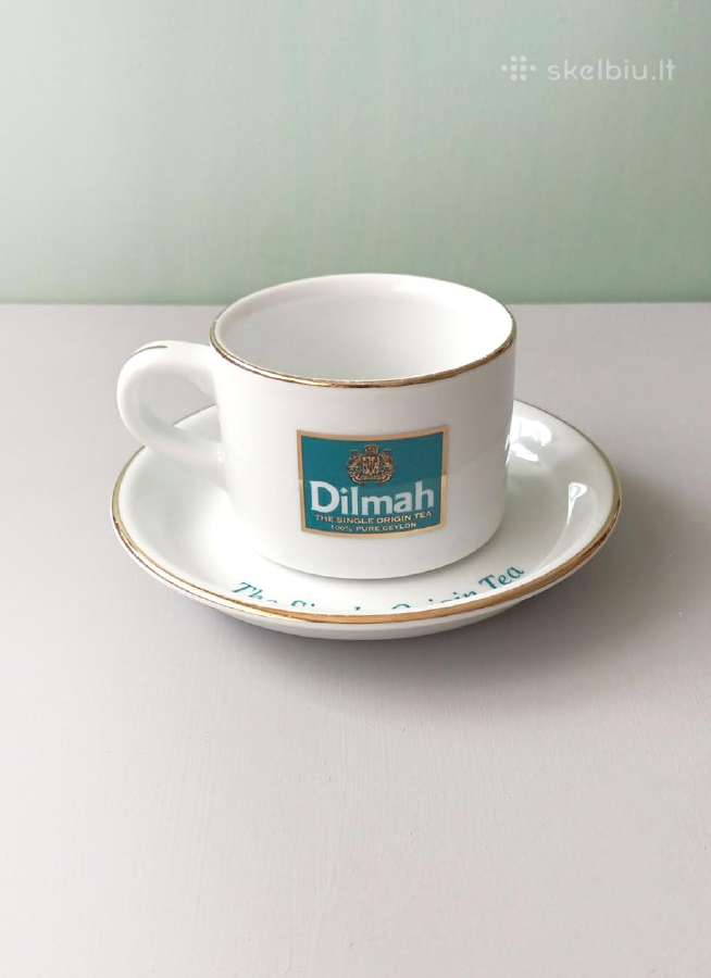 Puodelis su lėkštute, 250ml „dilmah“ Lubiana