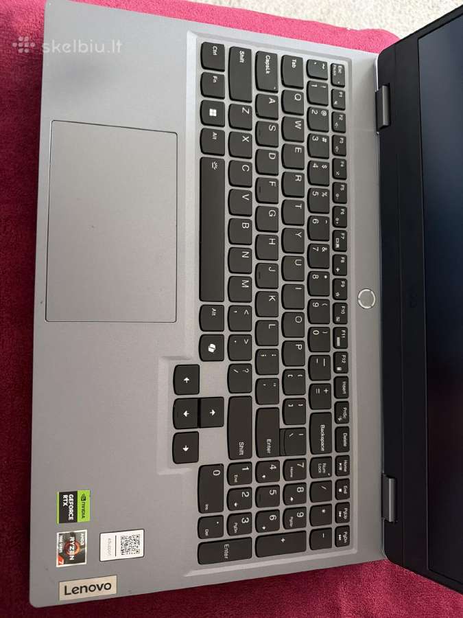 Lenovo Loq 15arp9 su 4070rtx 140w - nuotraukos Nr. 4