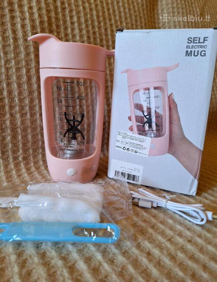 Usb maišytuvas, baltymų plaktuvas, elektrinis - nuotraukos Nr. 4