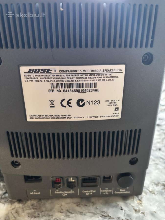Bose Companion 5 - nuotraukos Nr. 8