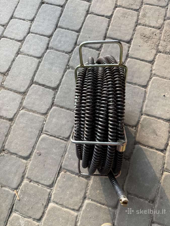 Kanalizacijos valymo spirale cobra 22+krepsys 20m - nuotraukos Nr. 3