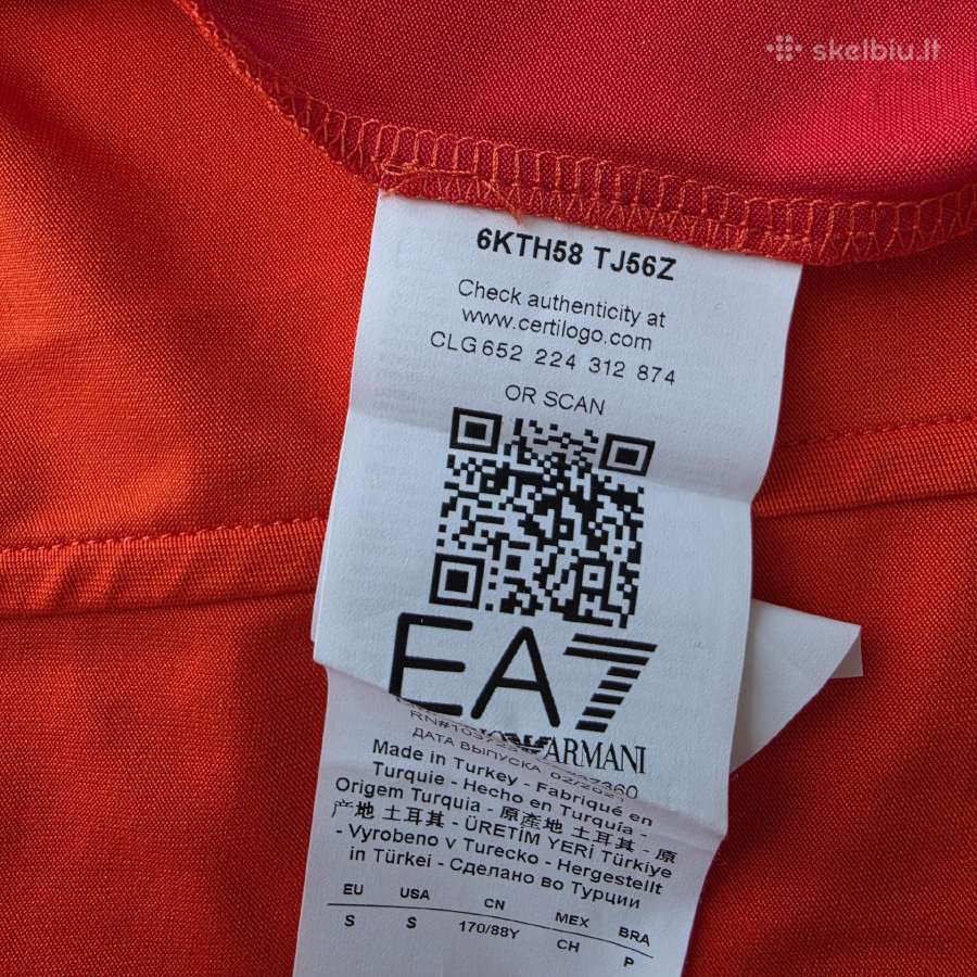 Ea7 Emporio Armani sportiniai marškinėliai S dydži - nuotraukos Nr. 15
