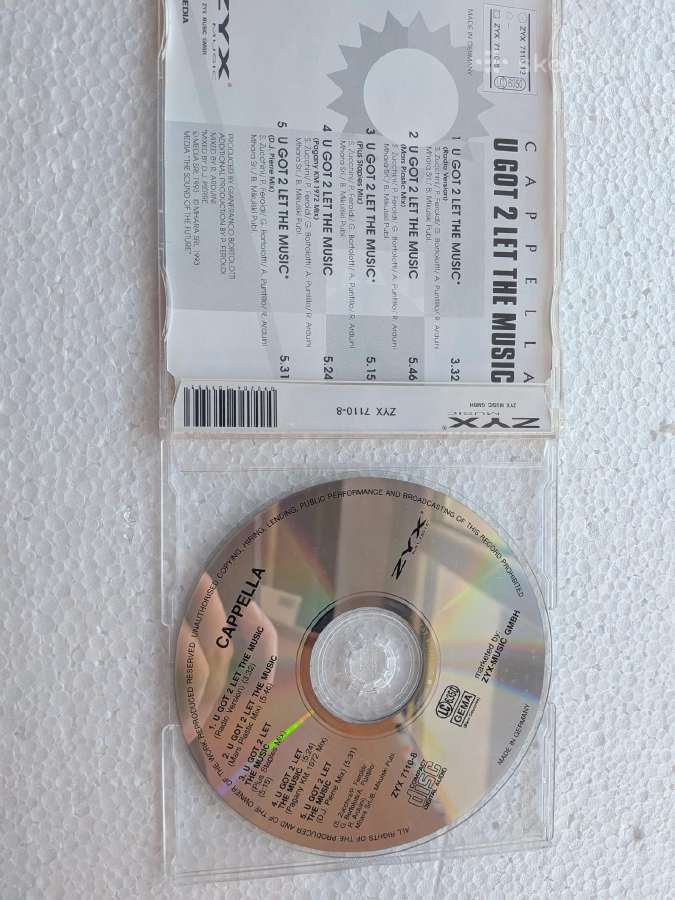 Cappella - U Got 2 Let The Music (CD, Maxi, Sil) - nuotraukos Nr. 2