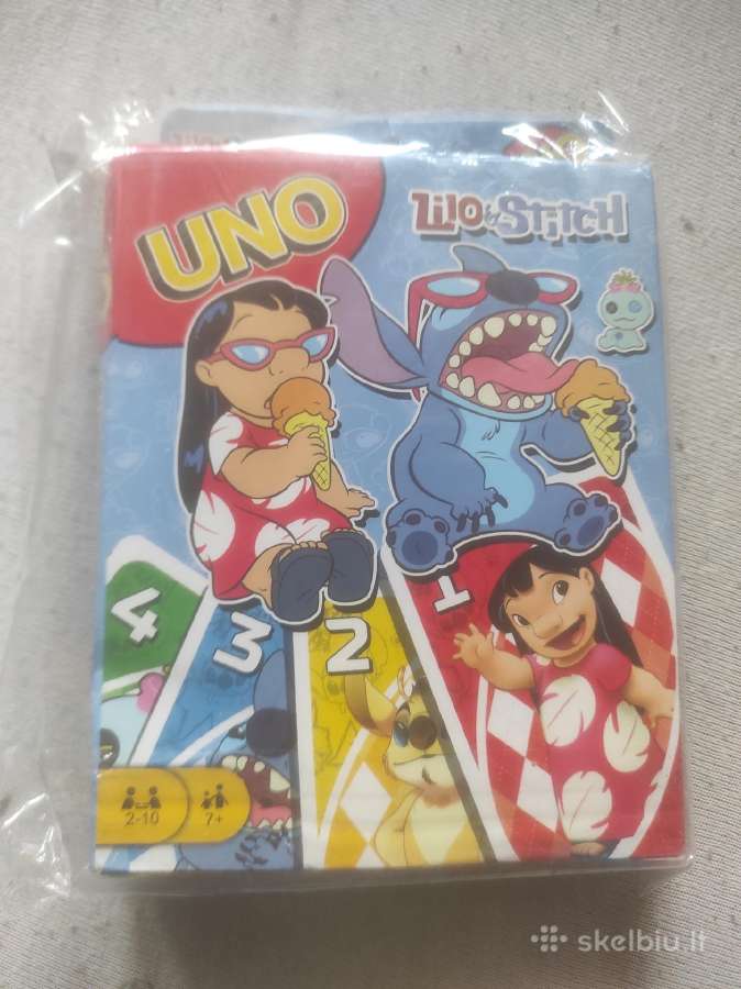 Lilo&stich Uno kortos, neišpakuotos