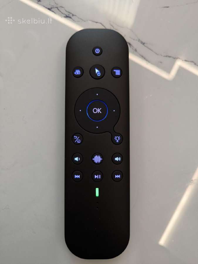 Universalus bluetooth TV pultelis su klaviatūra