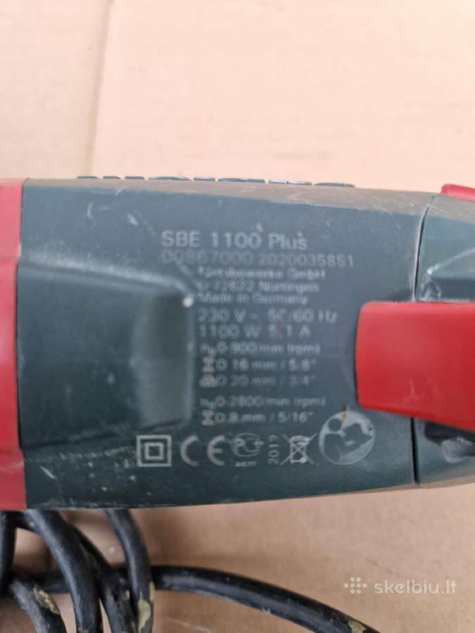 Makita perforatoriai, Metabo grežtuvai - nuotraukos Nr. 14