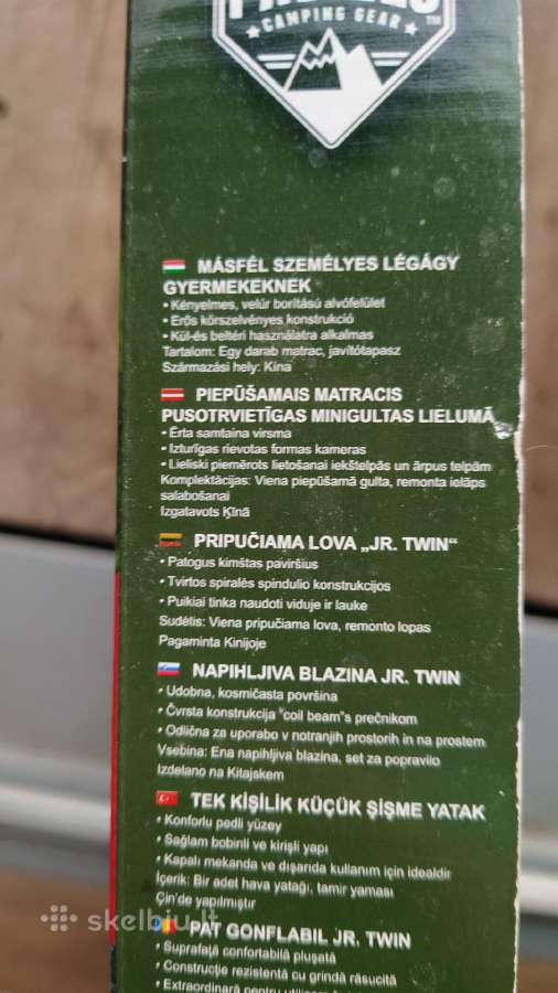 Pripučiamas čiužinys Bestway - nuotraukos Nr. 3