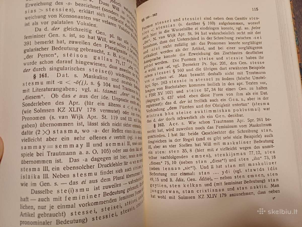 Parduodu knyga,senovės prūsų gramatika,1944m - nuotraukos Nr. 5