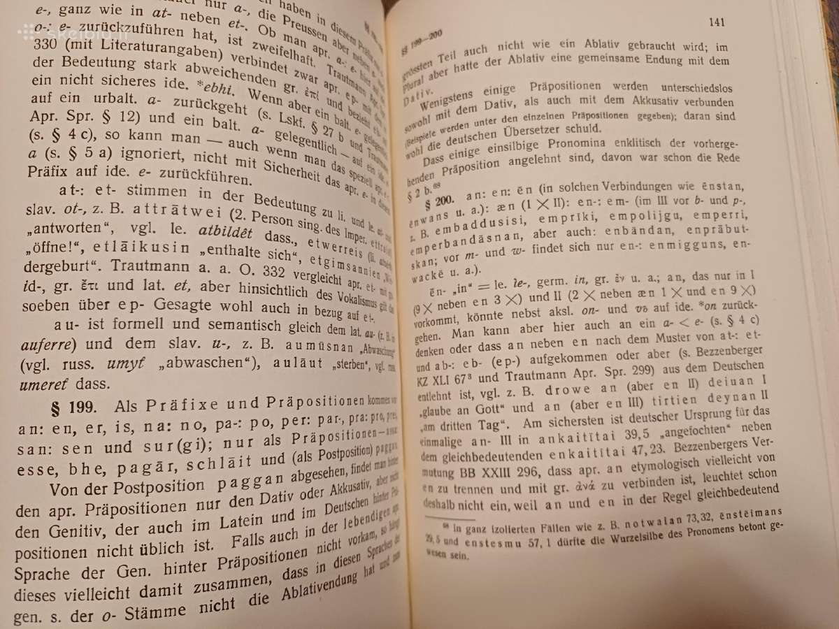 Parduodu knyga,senovės prūsų gramatika,1944m - nuotraukos Nr. 6