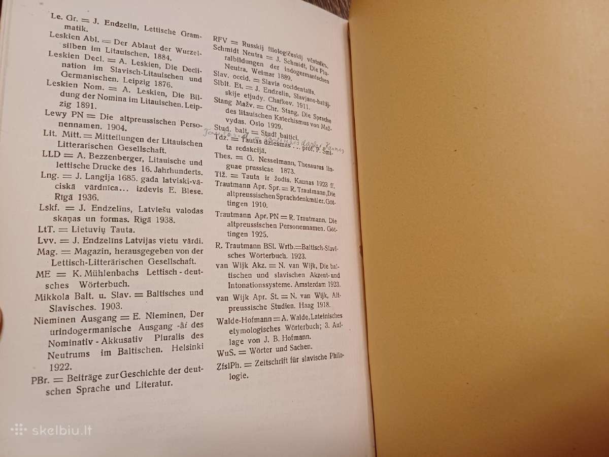 Parduodu knyga,senovės prūsų gramatika,1944m - nuotraukos Nr. 10