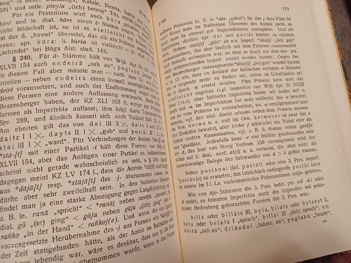 Parduodu knyga,senovės prūsų gramatika,1944m - nuotraukos Nr. 11