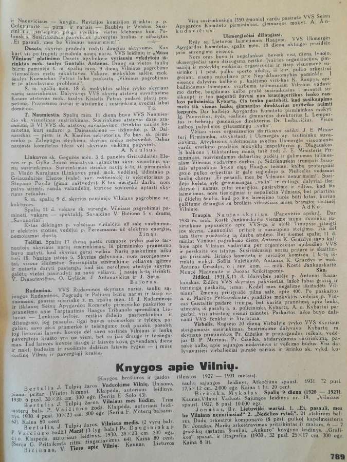 Žurnalas "Mūsų Vilnius" 1931m - nuotraukos Nr. 6