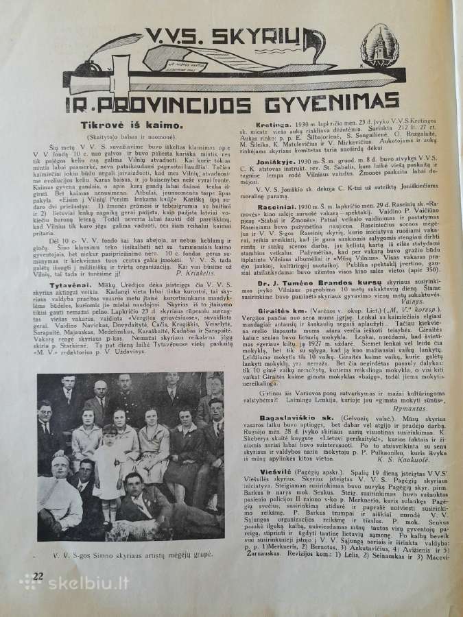 Žurnalas "Mūsų Vilnius" 1931m - nuotraukos Nr. 9