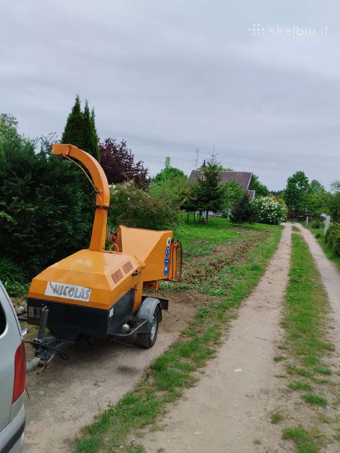 Kelmų frezavimas Šakų smulkintuvo nuoma - nuotraukos Nr. 19