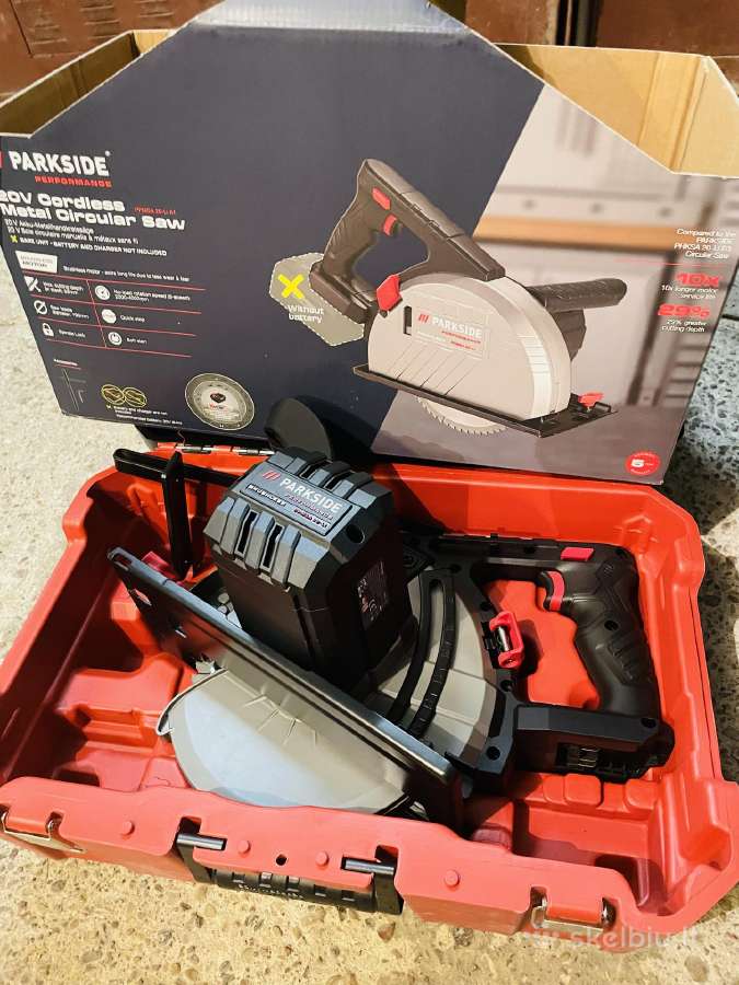 Parkside Performance akumuliator diskinis pjūklas