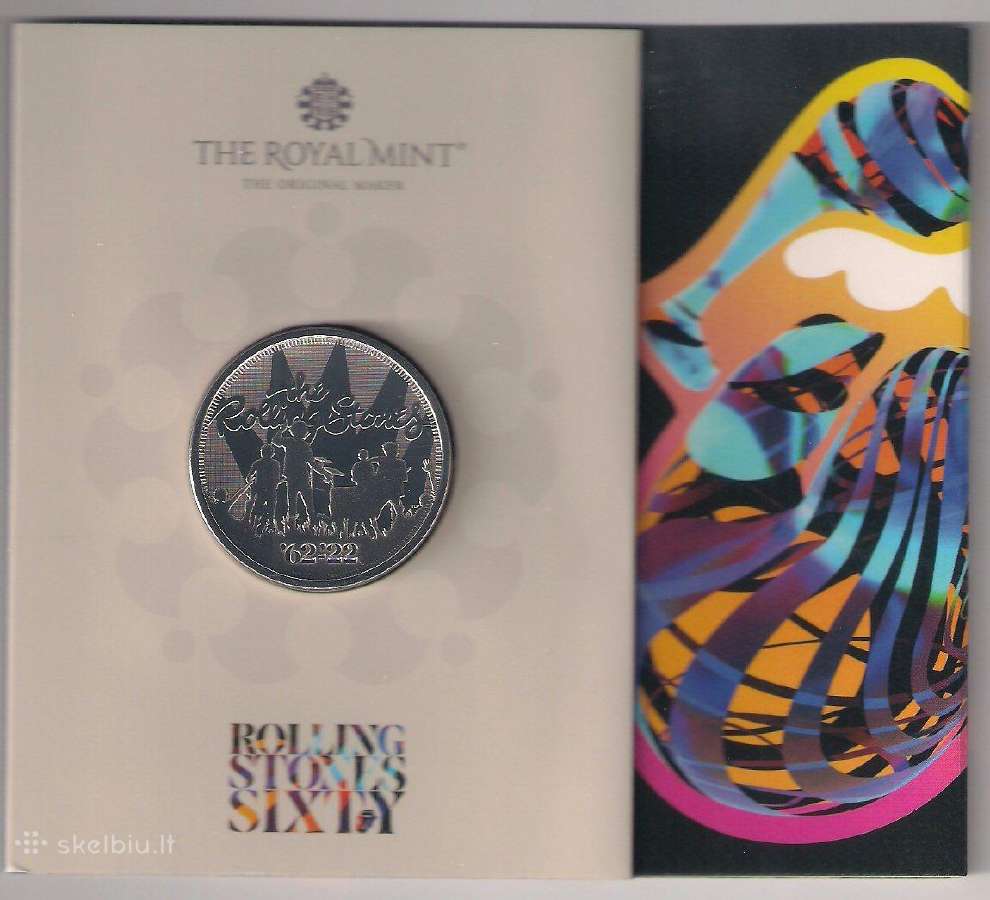 Muzikos legendos - Rolling Stones 2022 Jk 5£ Bu