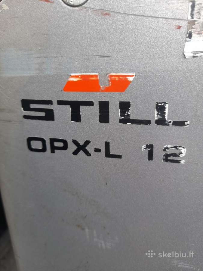 Still Opx- L 12 akum. palečių vežimėlis,krautuvas - nuotraukos Nr. 8