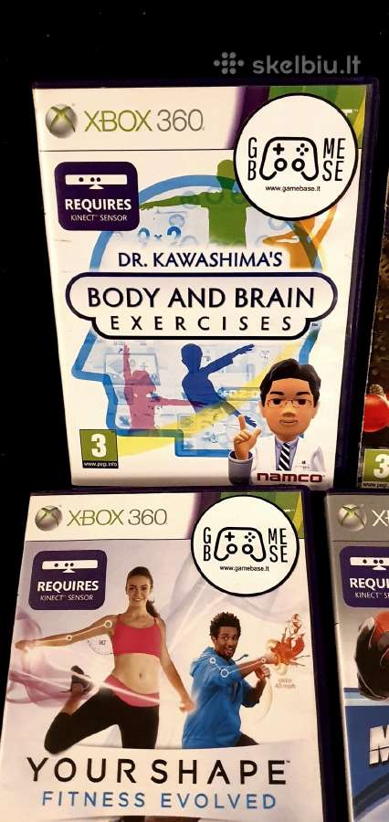 9 vnt. Xbox 360 Kinect žaidimų rinkinys - nuotraukos Nr. 7