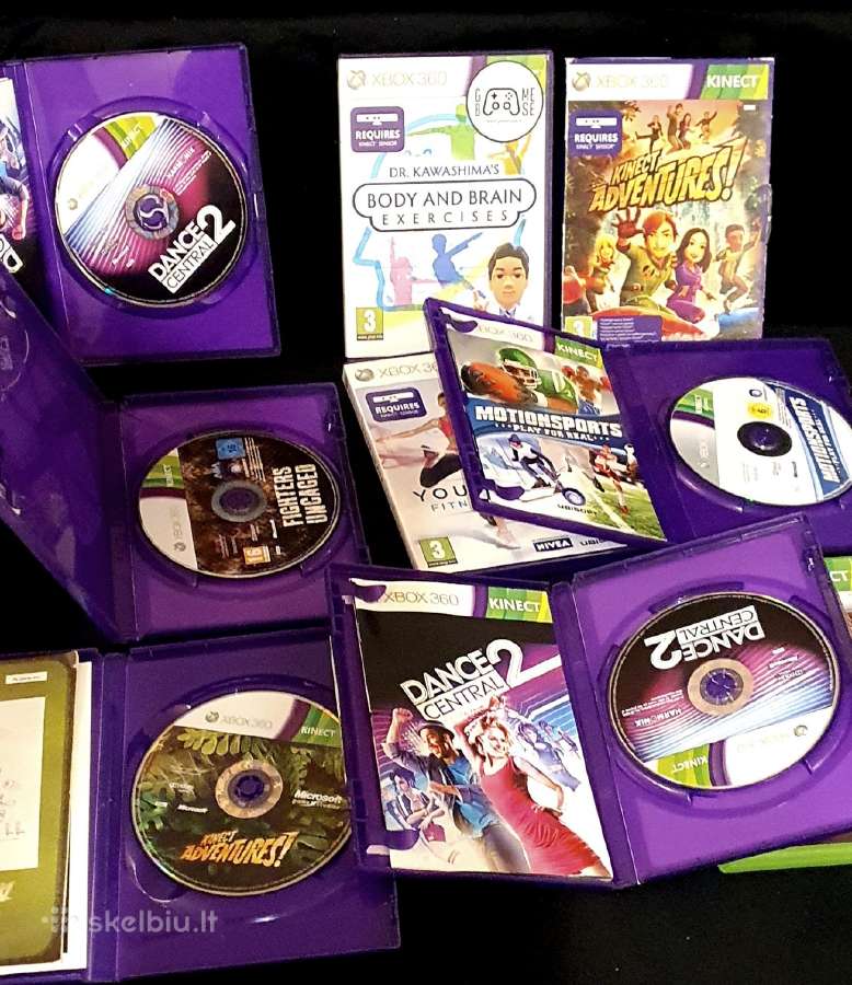 9 vnt. Xbox 360 Kinect žaidimų rinkinys - nuotraukos Nr. 13