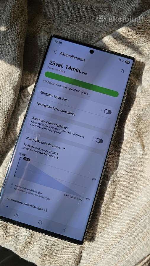 Samsung S23 Ultra 256gb - nuotraukos Nr. 4