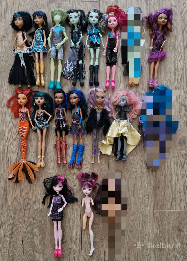 Monster High mašina, baldai, lėlės - nuotraukos Nr. 6