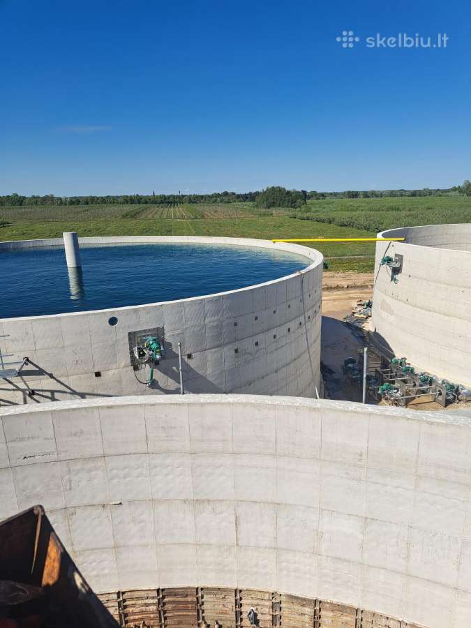 Betono monalito darbai