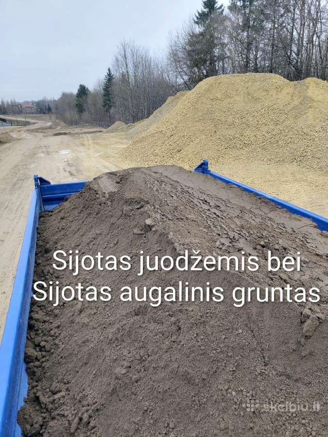 Smėlis, žvyras, skalda, žvirdždas, juodžemis - nuotraukos Nr. 2