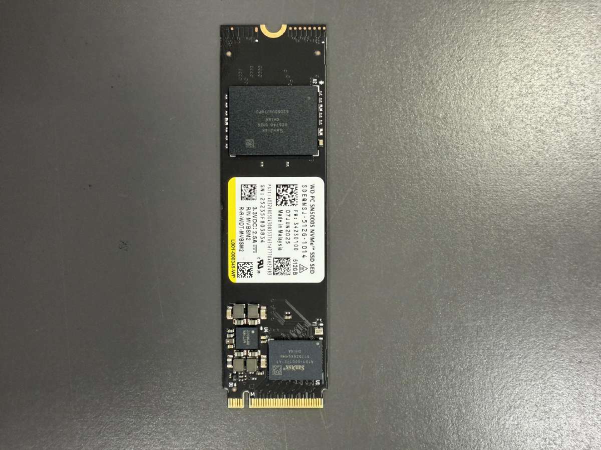 512gb Wd Pc Sn5000s Nvme SSD M2 (naujas)