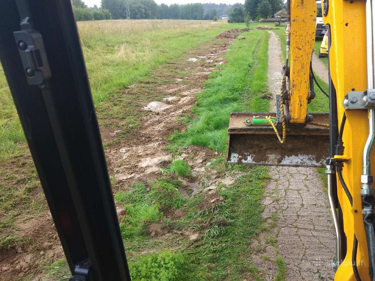 Mini ekskavatorius su operatoriumi Vilniaus reg. - nuotraukos Nr. 18