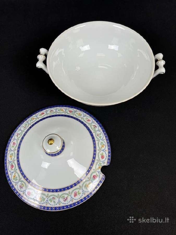 Porcelianinis "Haviland Limoges" sriubos indas - nuotraukos Nr. 6
