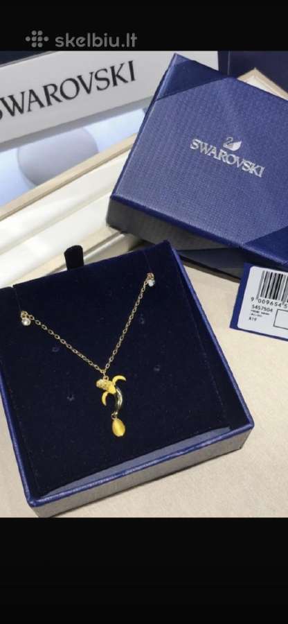 Swarovski banana necklace - nuotraukos Nr. 4