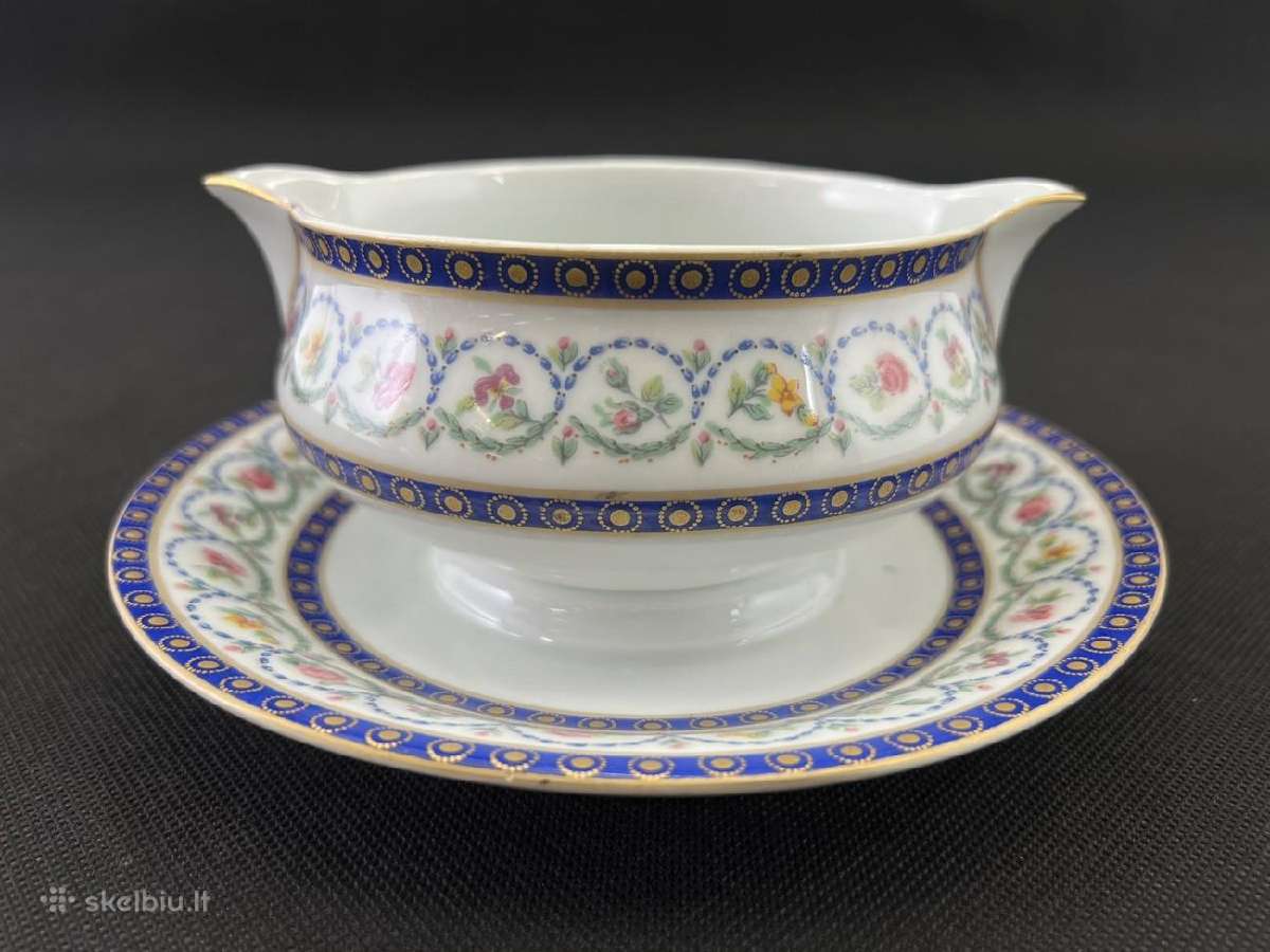Porcelianinis "Haviland Limoges" serviravimo indas