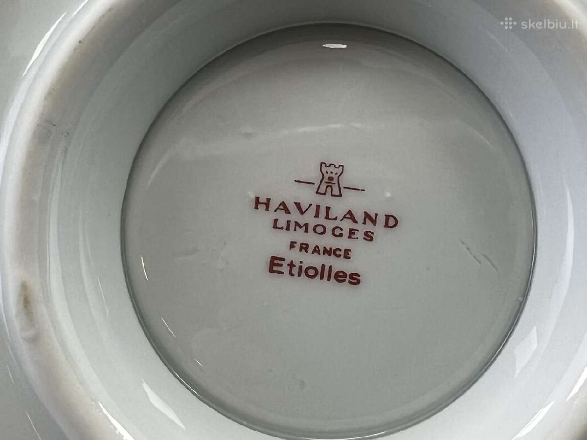 Porcelianinis "Haviland Limoges" serviravimo indas - nuotraukos Nr. 6