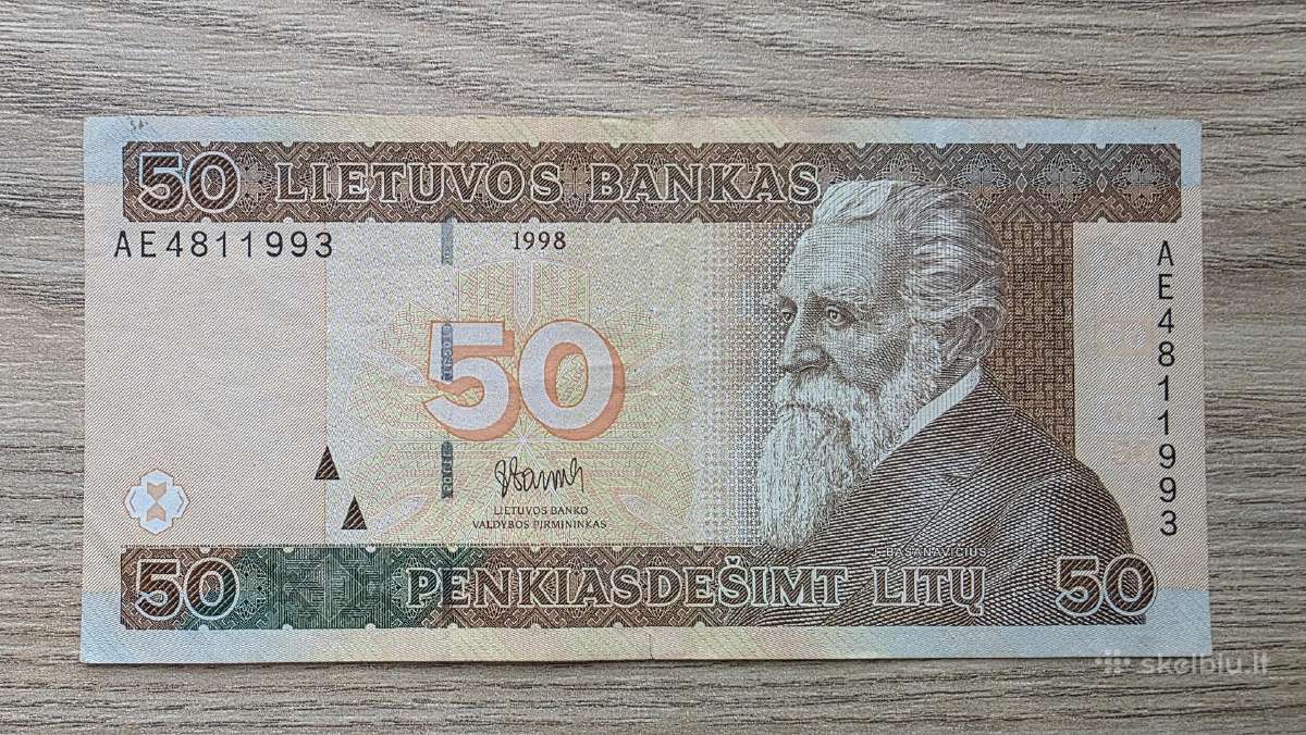 1998 metų 50 litų