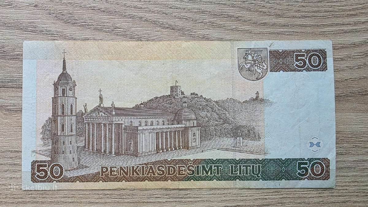 1998 metų 50 litų - nuotraukos Nr. 2