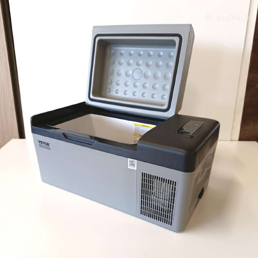Naujas Vevor 20l kompresorinis šaldytuvas 12v/220v