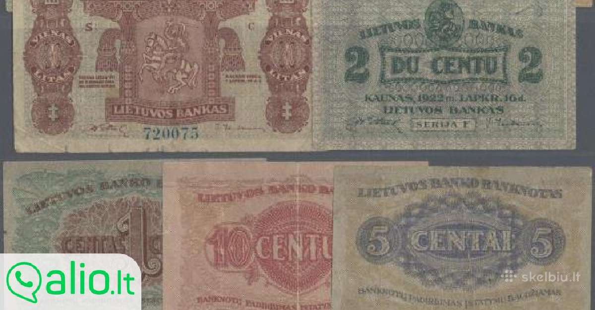 Perku smetoniskus litus. Banknotus ir monetas - nuotraukos Nr. 2