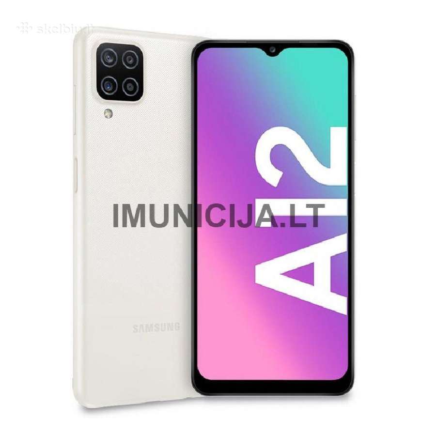 Samsung Galaxy A12 + 3 mėn. garantija
