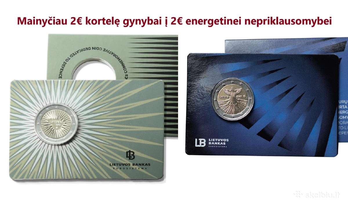Mainyčiau 2€ gynybai į 2€ energetinei neprikl