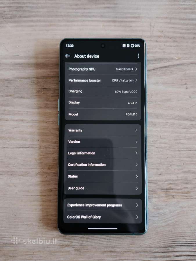 Telefonas Oppo Find X6 (12/256gb) - nuotraukos Nr. 17