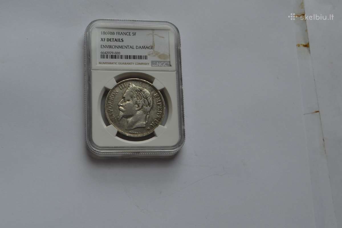 5 Franc 1869 m.napoleon